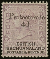 1888 4d On 4d Lilac And Black, SG 44, Very Fine And Fresh Mint. Scarce Stamp! For More Images, Please Visit... - Other & Unclassified