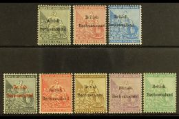 1885-87 "British Bechuanaland" Overprints On Stamps Of Cape Of Good Hope Complete Set, SG 1/8, Fine Mint, A Scarce... - Other & Unclassified