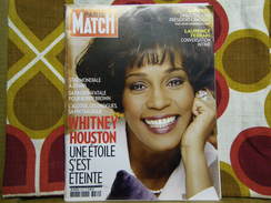 WHITNEY HOUSTON PARIS MATCH VOIR PHOTO - Objetos Derivados