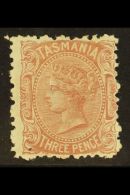 TASMANIA 1871-75 3d Red-brown, Perf 12, SG 152, Fine Mint. For More Images, Please Visit... - Other & Unclassified