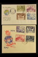 1949 UPU FIRST DAY COVERS An All Different Collection Of British Commonwealth UPU Omnibus Sets On FDC's, Includes... - Unclassified