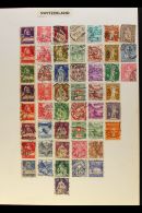 ALL WORLD COLLECTION ON PAGES A Chiefly All Different, Mostly Used, All Period (1870-1970) Collection On A Thick... - Other & Unclassified