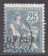 FRENCH OFFICES IN TURKEY--LEVANT       SCOTT NO. 34       USED     YEAR  1902 - Usati