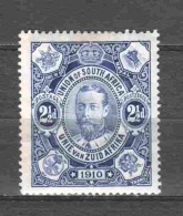 Union Of South Africa 1910 Mi 1B MH - Ongebruikt