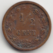 @Y@    Nederland  1/2 Cent   1901  ( 4563 ) - 0.5 Centavos