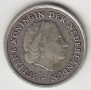 @Y@    Nederlandse Antillen  10 Cent  1962  ( 4565 )  Zilver - Niederländische Antillen