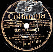 78 T.- 25 Cm - état B -  ALEXANDER - DANS MA ROULOTTE - LA JAVA DU HOQUET - 78 T - Disques Pour Gramophone