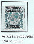 MOROCCO AGENCIES French Currency - George Vth - 195/37 SG 223 MH - See Notes - Bureaux Au Maroc / Tanger (...-1958)