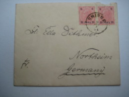 1891 , SMIRNE , Brief Nach Deutschland - Levant Autrichien