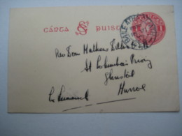 1937 , Ganzsache  Verschickt - Interi Postali