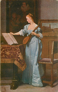 Arts - Peintures & Tableaux - Musique Et Musiciens - Mandolines - Mandoline - Femmes - Femme - Willems - Musik - Muzyka - Peintures & Tableaux