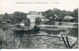 N°31802 -cpa Huillé -un Coin Sur Le Loir- - Watermolens