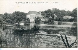 N°31802 -cpa Huillé -un Coin Sur Le Loir- - Moulins à Eau