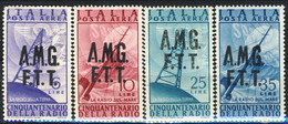 Trieste Zona A Posta Aerea 1947 N. 7-8 E N. 10-11 MNH € 14 - Poste Aérienne