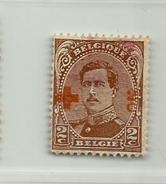 (837) Timbre Belgique Croix-Rouge   N° 151 - 2c + 2c - 1918 Rotes Kreuz