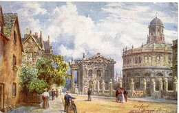 TUCKS OILETTE - HENRY WIMBUSH 7645 - PICTURESQUE OXFORDSHIRE SERIES III - BROAD STREET SHELDONIAN THEATRE - Wimbush