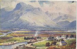 TUCKS OILETTE - HENRY WIMBUSH 7687 - BONNIE SCOTLAND - CALEDONIAN CANAL SERIES II - BEN NEVIS FROM BANAVIE - Wimbush