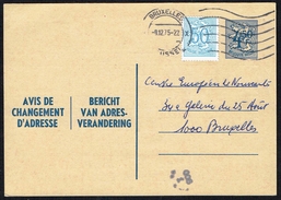 Changement D'adresse N° 20 I FN - Circulé - Circulated - Gelaufen - 1975. - Avis Changement Adresse