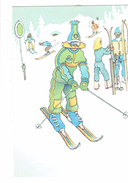 CPM - 1119 - Dessin Samivel - Le Kakatoès, Samivel, - Skieurs Skieur Ski - Samivel