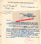 ITALIE - VERCELLI -  LETTRE RAG. E. CONTI & CIE- EXPORTATION IMPORTATION ¨PRODUITS AGRICOLES INDUSTRIELS- 1923 - Italia