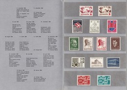 Denmark, 1969 Yearset, Mint In Folder, 2 Scans. - Volledig Jaar