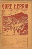 Bulletin *GURE HERRIA* 09-10-1927 < MAISON RETRAITE DE HASPARREN // FABRICATION CHISTERA //Etc.. - Baskenland