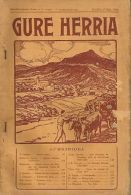 *GURE HERRIA*-03-04-1933/AUZUEN ARTIAN/MARECHAL HARISPE/MARIAGE LOUIS XIV Etc.. - Baskenland