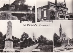 Carte 1955 MOISLAINS / MULTIVUES Mairie,pont,bourg,église - Moislains