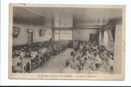 SAINT - POL SUR MER - 59 - Ferme Apprentis Au Réfectoire Colonie Des Cheminots  Du Nord - Scan Recto Verso - Saint Pol Sur Mer