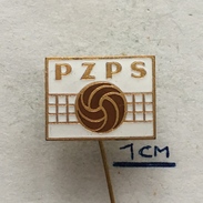 Badge (Pin) ZN004455 - Volleyball Poland Federation / Association / Union (PZPS) - Volleyball