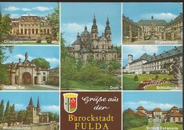 Barockstadt Fulda  - Destination France , Timbre "Europa" De 1987 "80" - Fulda