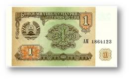 TAJIKISTAN - 1 Ruble - 1994 - Pick 1 - UNC - Serie  AM ( AM ) - The National Bank Of The Republic - Tadjikistan