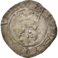 Monnaie, France, Charles VI, Florette, Troyes, TB, Billon, Duplessy:405D - 1380-1422 Charles VI The Beloved