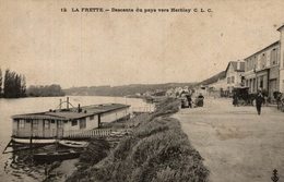 LA FRETTE DESCENTE DU PAYS VERS HERBLAY - La Frette-sur-Seine