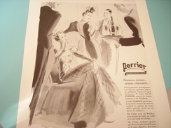 ANCIENNE PUBLICITE PERRIER JAILLIT A VERGEZE 1939 - Perrier