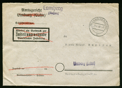 A4466) Kontrollrat Brief Von Camburg 23.6.48 Mit 10fach-Frankatur Briefkastenleerung - Cartas & Documentos