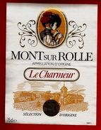 Etiquette De Vin Suisse Mont Sur Rolle Le Charmeur - Alcool Cru Vignoble Musique Instrument Flûte Pipeau ? ... - Riesling