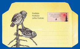 FINLAND 1998  OWLS  PREPAID POSTBREV LETTERSHEET UNUSED - Postal Stationery