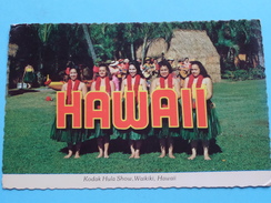 KODAK HULA SHOW - WAIKIKI ( Hawaiian Service ) Island Of Oahu Anno 19?? ( Zie Foto Voor Details ) !! - Oahu