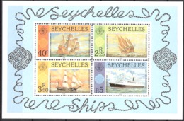 Seychelles 1981 Ships, Mi Bloc 16  MNH(**) - Seychellen (1976-...)