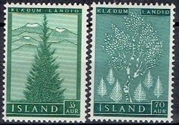 ICELAND #  FROM 1957 STAMPWORLD 321-22** - Ungebraucht