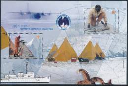 ARGENTINA ANTARTIDA 2001 50th Anniversary Argentine Anctarctic Institute** - Bases Antarctiques
