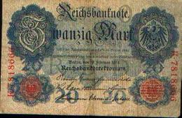 ALLEMAGNE  - Reichbanknote - 20 Mark - 19.02.1914 - 20 Mark