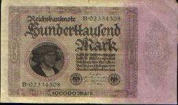 ALLEMAGNE  - Reichbanknote - 100000 Mark - 01.02.1923 - 1 Million Mark