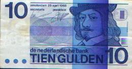 PAYS-BAS – 10 Gulden 1968 - 10 Florín Holandés (gulden)