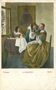 Arts - Peintures & Tableaux - Johannes Vermeer - La Dégustation - Berlin - état - Peintures & Tableaux