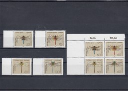 Allemagne Fédérale - Neufs** - Année 1991 - Libellules - YT 1373/1380 - Unused Stamps