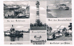 D-7174  BRUNSBÜTTELKOOG ; Multiview With Ferry - Brunsbüttel