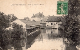 LIGNY-LE-CHATEL BIEF DU SEREIN ET LAVOIR (LAVANDIERES) - Ligny Le Chatel