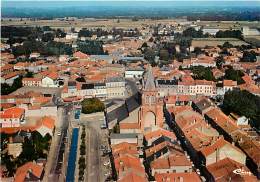 VIC EN BIGORRE VUE GENERALE AERIENNE - Vic Sur Bigorre